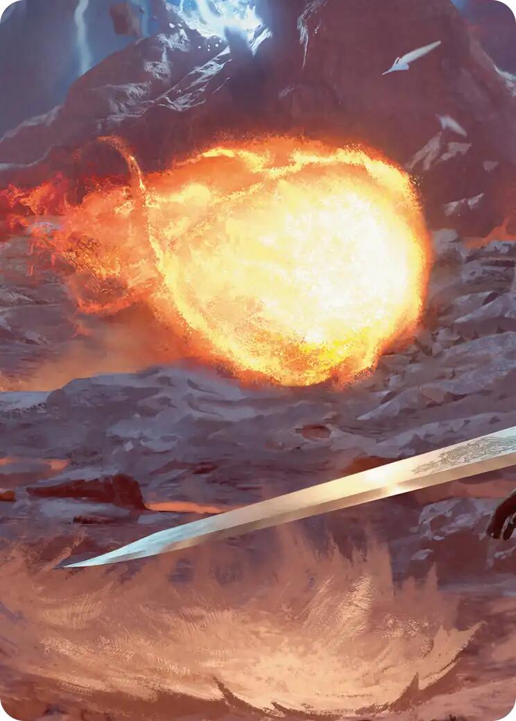 Duelist's Flame Scene Art Card [FINAL FANTASY Art Series] | Exor Games Truro