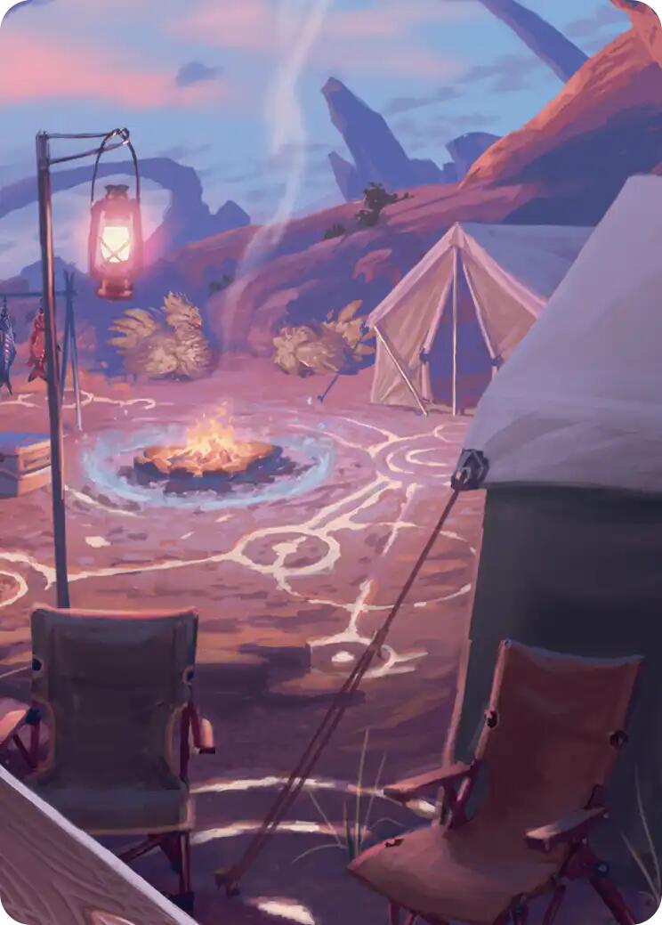 Chocobo Camp Scene Art Card [FINAL FANTASY Art Series] | Exor Games Truro