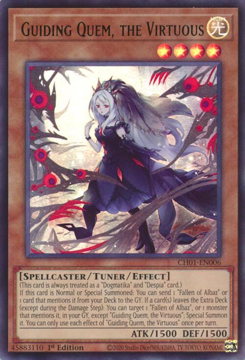 Guiding Quem, the Virtuous [CH01-EN006] Ultra Rare | Exor Games Truro