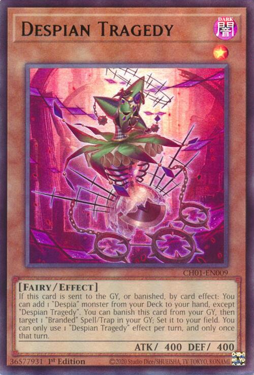 Despian Tragedy [CH01-EN009] Ultra Rare | Exor Games Truro