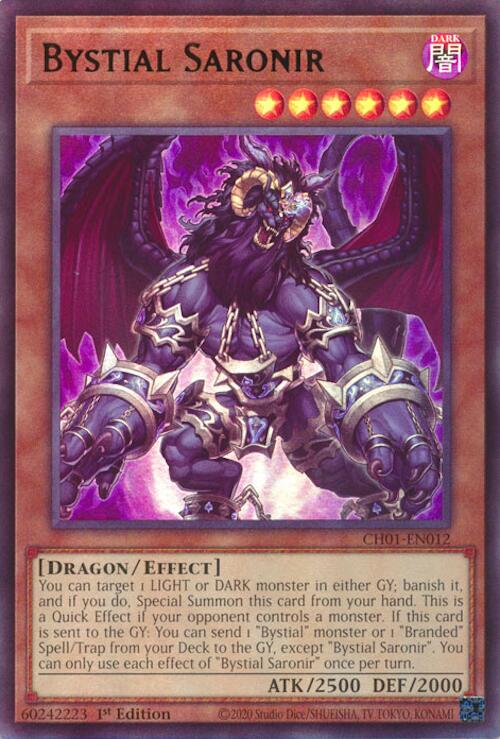 Bystial Saronir [CH01-EN012] Ultra Rare | Exor Games Truro