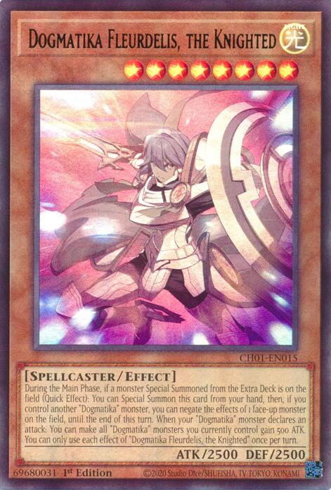 Dogmatika Fleurdelis, the Knighted [CH01-EN015] Ultra Rare | Exor Games Truro