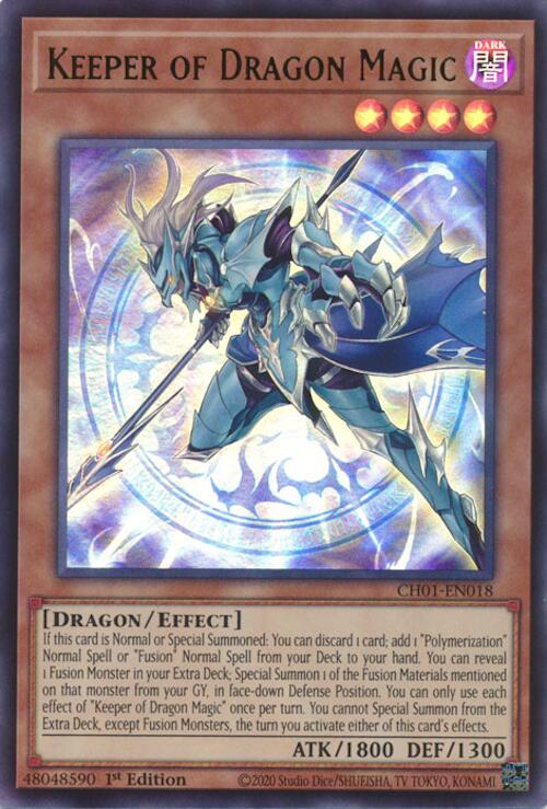 Keeper of Dragon Magic [CH01-EN018] Ultra Rare | Exor Games Truro