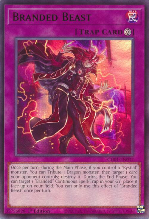 Branded Beast [CH01-EN037] Ultra Rare | Exor Games Truro