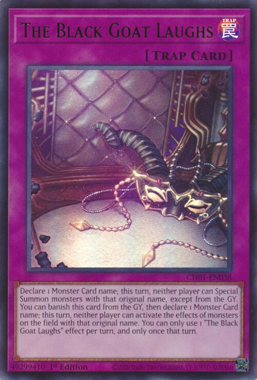The Black Goat Laughs [CH01-EN038] Ultra Rare | Exor Games Truro