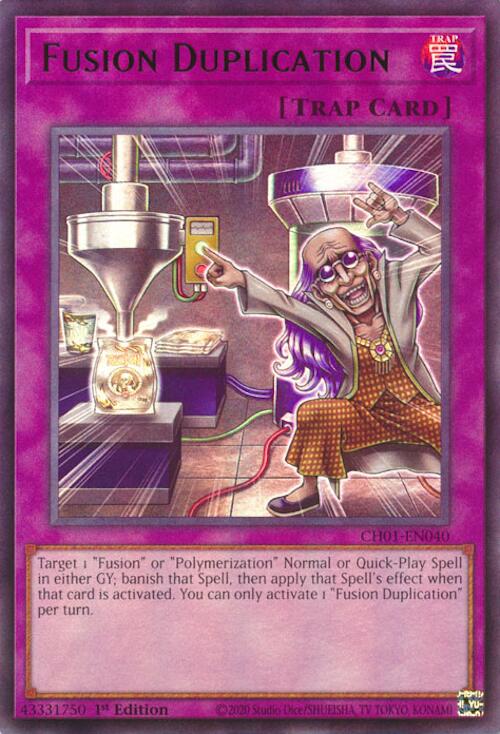 Fusion Duplication [CH01-EN040] Ultra Rare | Exor Games Truro