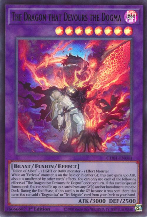 The Dragon that Devours the Dogma [CH01-EN041] Ultra Rare | Exor Games Truro