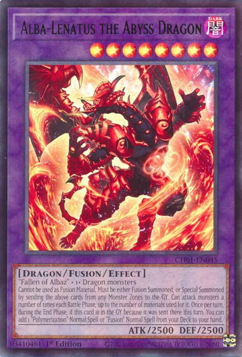 Alba-Lenatus the Abyss Dragon [CH01-EN045] Ultra Rare | Exor Games Truro
