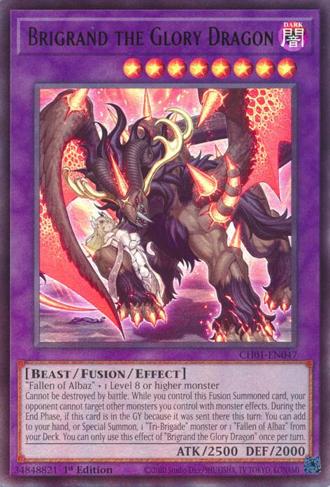 Brigrand the Glory Dragon [CH01-EN047] Ultra Rare | Exor Games Truro