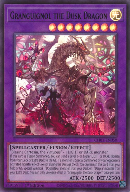 Granguignol the Dusk Dragon [CH01-EN050] Ultra Rare | Exor Games Truro