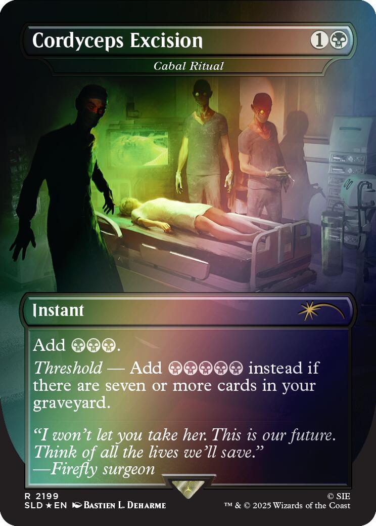 Cordyceps Excision - Cabal Ritual (Rainbow Foil) [Secret Lair Drop Series] | Exor Games Truro