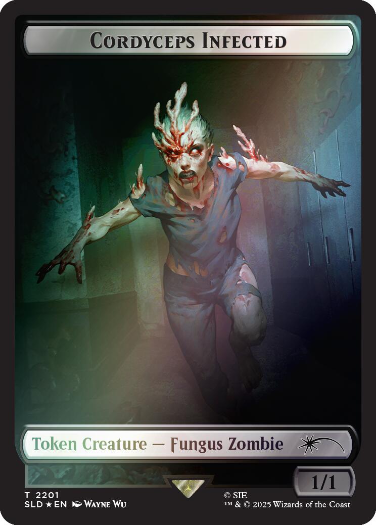 Cordyceps Infected Token (2201) (Rainbow Foil) [Secret Lair Drop Series] | Exor Games Truro
