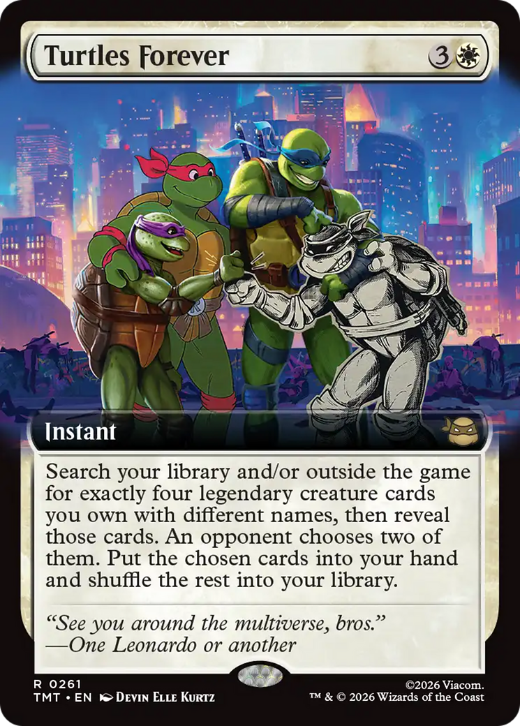 Turtles Forever (Extended Art) [Teenage Mutant Ninja Turtles] | Exor Games Truro