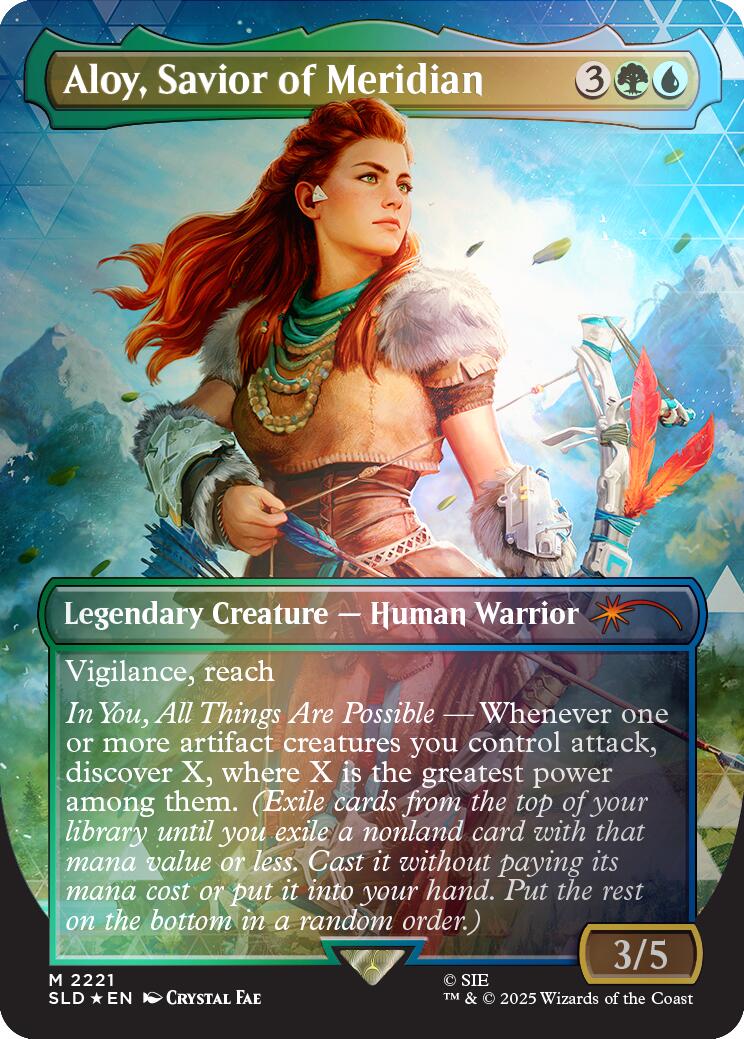 Aloy, Savior of Meridian (Rainbow Foil) [Secret Lair Drop Series] | Exor Games Truro