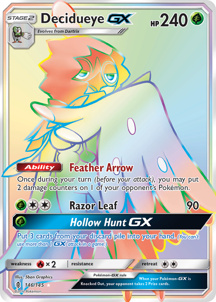 Decidueye GX (146/145) [Sun & Moon: Guardians Rising] | Exor Games Truro