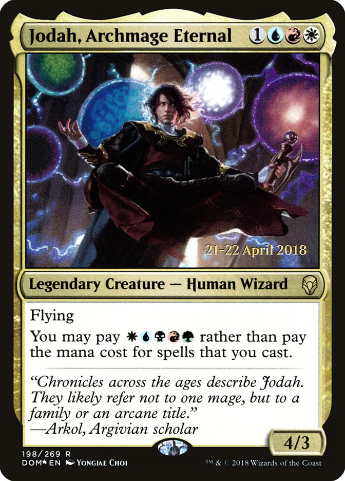 Jodah, Archmage Eternal [Dominaria Prerelease Promos] | Exor Games Truro