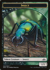 Saproling // Insect Double-Sided Token [Guilds of Ravnica Guild Kit Tokens] | Exor Games Truro