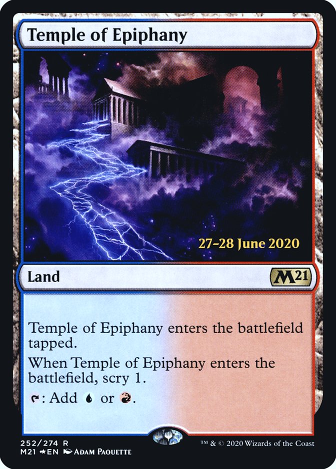 Temple of Epiphany [Core Set 2021 Prerelease Promos] | Exor Games Truro