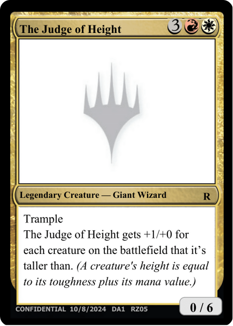 The Judge of Height [Unknown Event] | Exor Games Truro