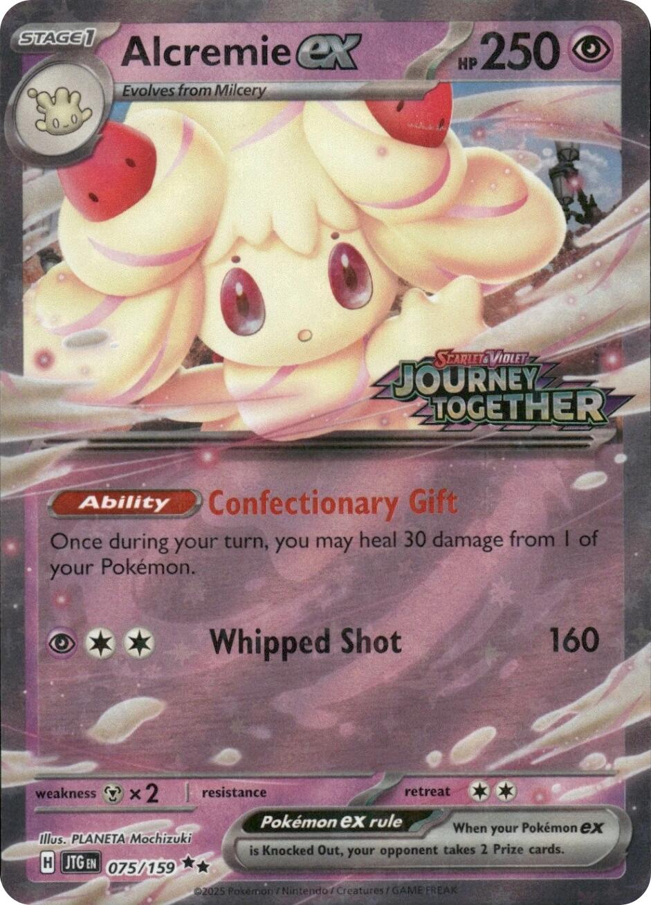 Alcremie ex (075/159) (Journey Together Stamped) [Miscellaneous Cards] | Exor Games Truro