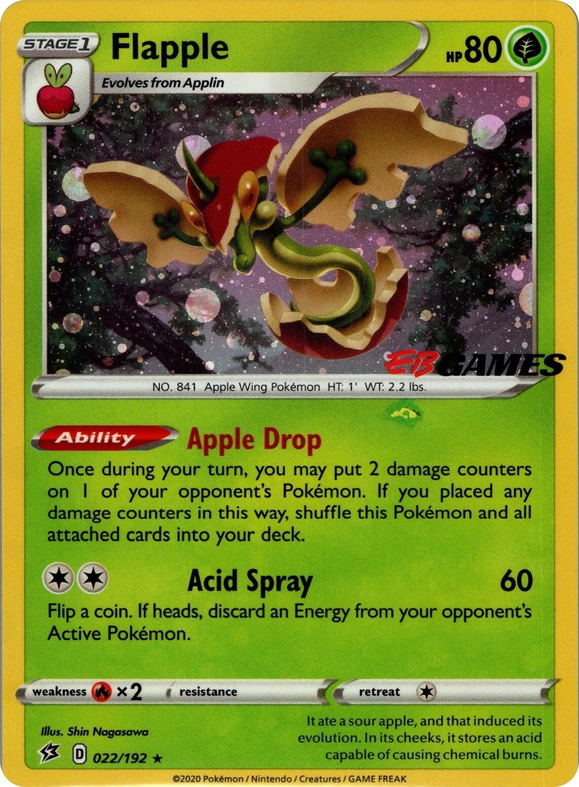 Flapple (022/192) (EB Games Exclusive APAC) [Miscellaneous Cards] | Exor Games Truro