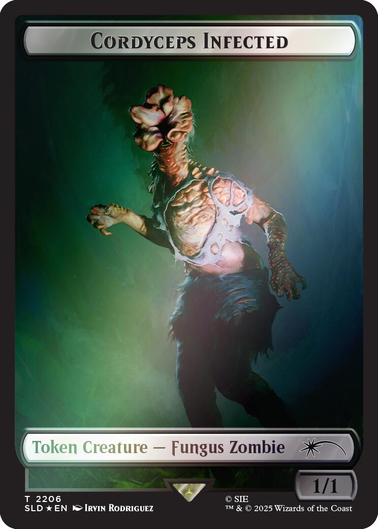 Cordyceps Infected Token (2206) (Rainbow Foil) [Secret Lair Drop Series] | Exor Games Truro
