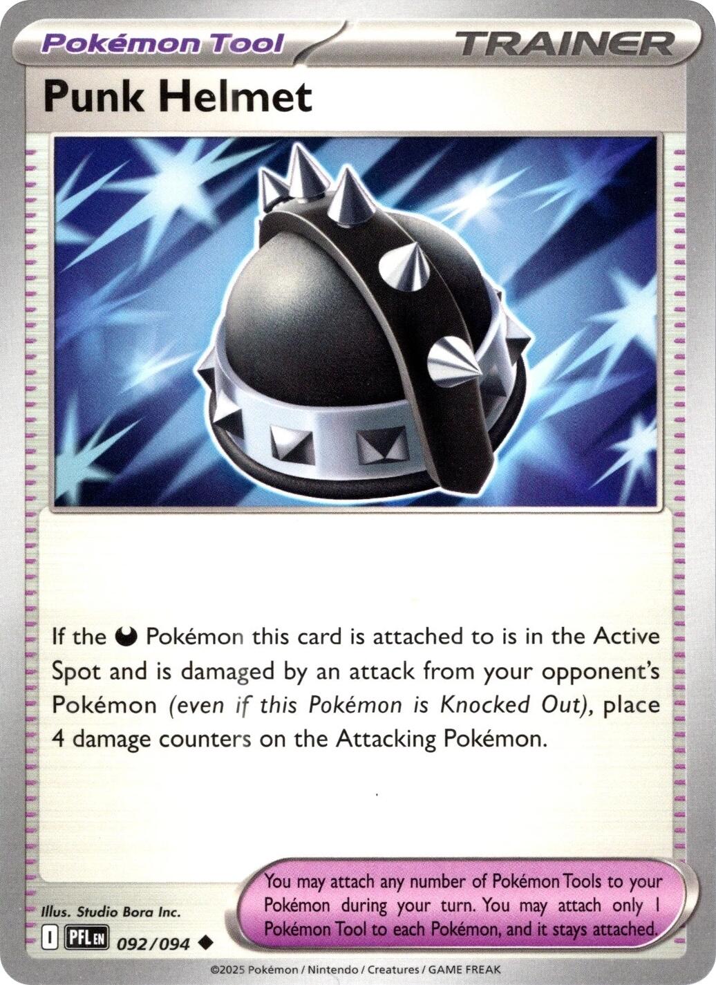 Punk Helmet (092/094) [Mega Evolution: Phantasmal Flames] | Exor Games Truro