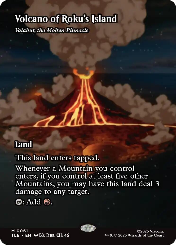 Volcano of Roku's Island - Valakut, the Molten Pinnacle [Avatar: The Last Airbender: Eternal-Legal] | Exor Games Truro