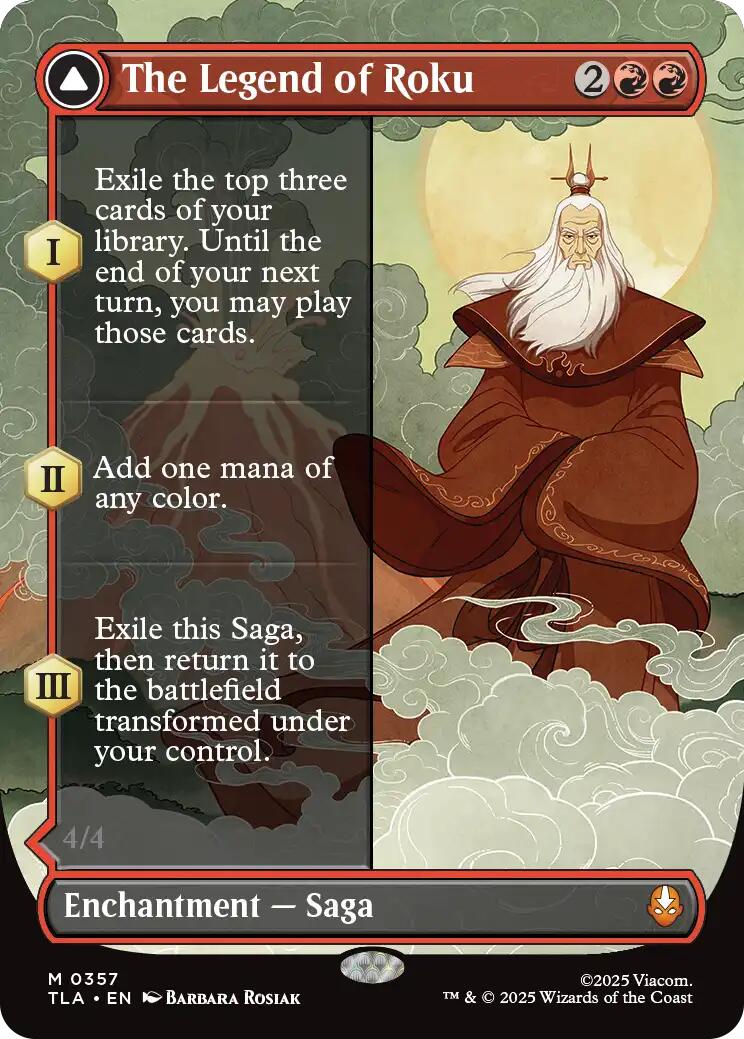 The Legend of Roku (Borderless) [Avatar: The Last Airbender] | Exor Games Truro