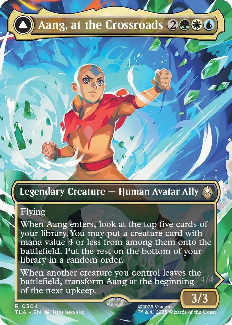 Aang, at the Crossroads (Borderless) [Avatar: The Last Airbender] | Exor Games Truro