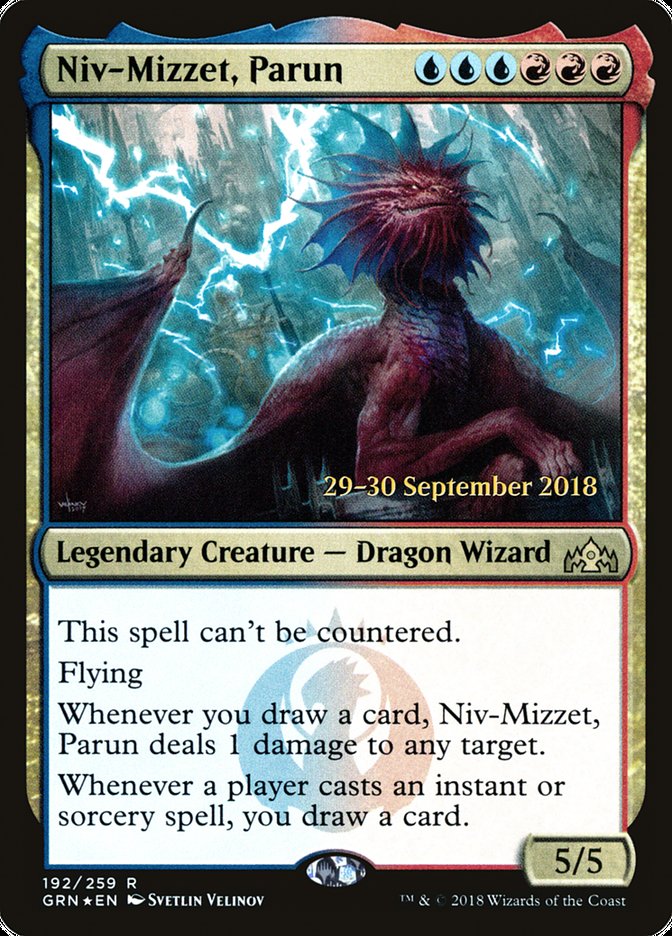 Niv-Mizzet, Parun [Guilds of Ravnica Prerelease Promos] | Exor Games Truro