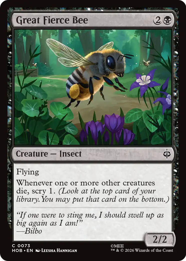 Great Fierce Bee [The Hobbit] | Exor Games Truro