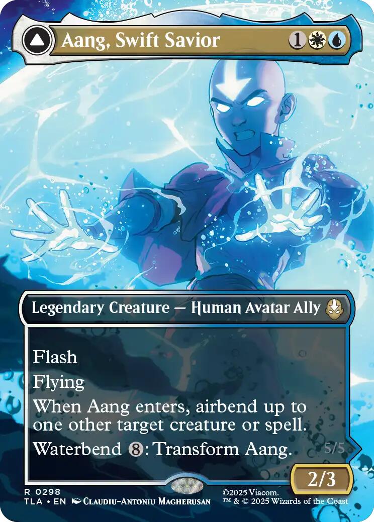 Aang, Swift Savior (298) (Borderless) [Avatar: The Last Airbender] | Exor Games Truro