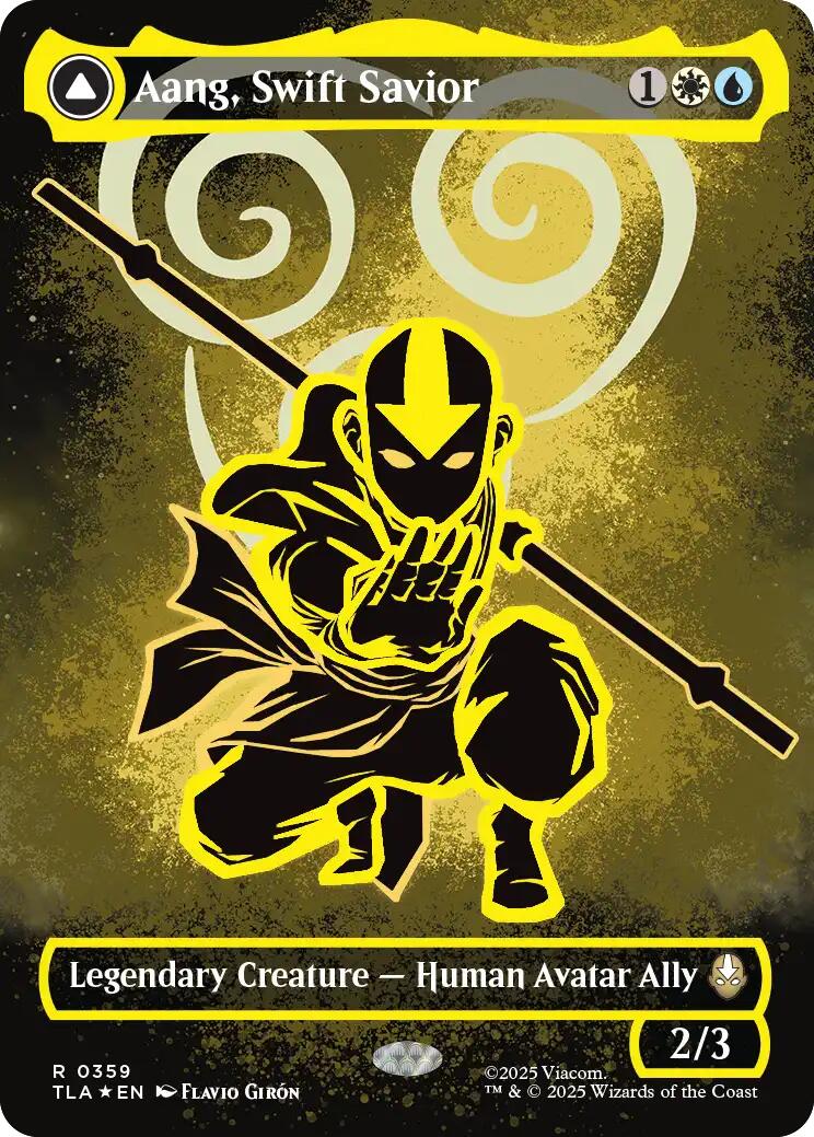 Aang, Swift Savior (359) (Borderless) [Avatar: The Last Airbender] | Exor Games Truro