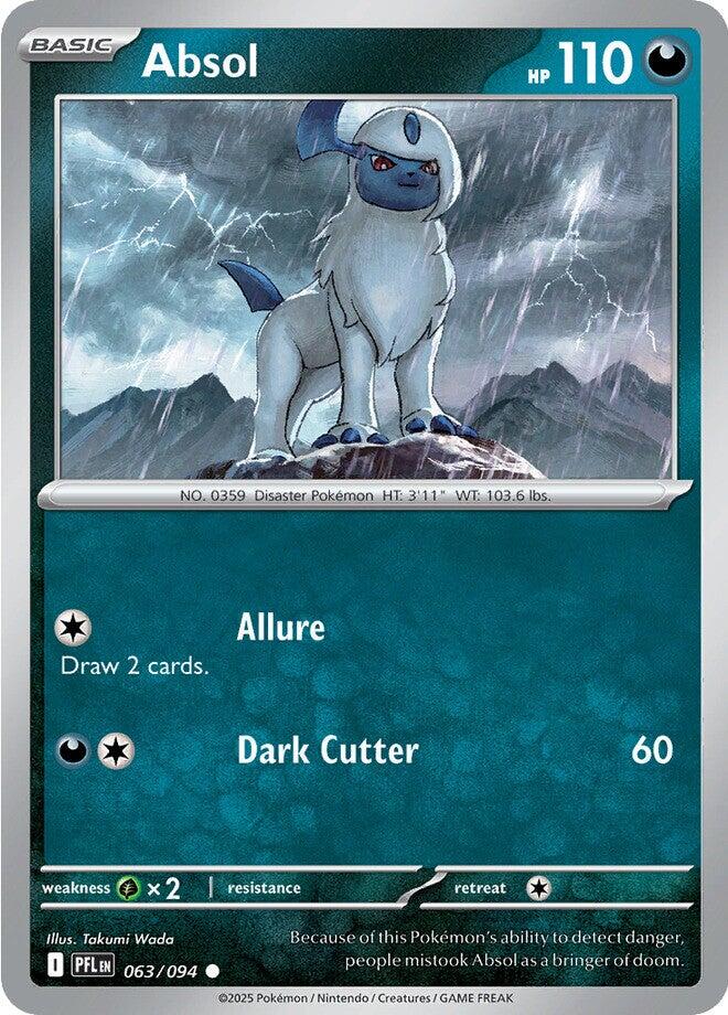 Absol (063/094) [Mega Evolution: Phantasmal Flames] | Exor Games Truro
