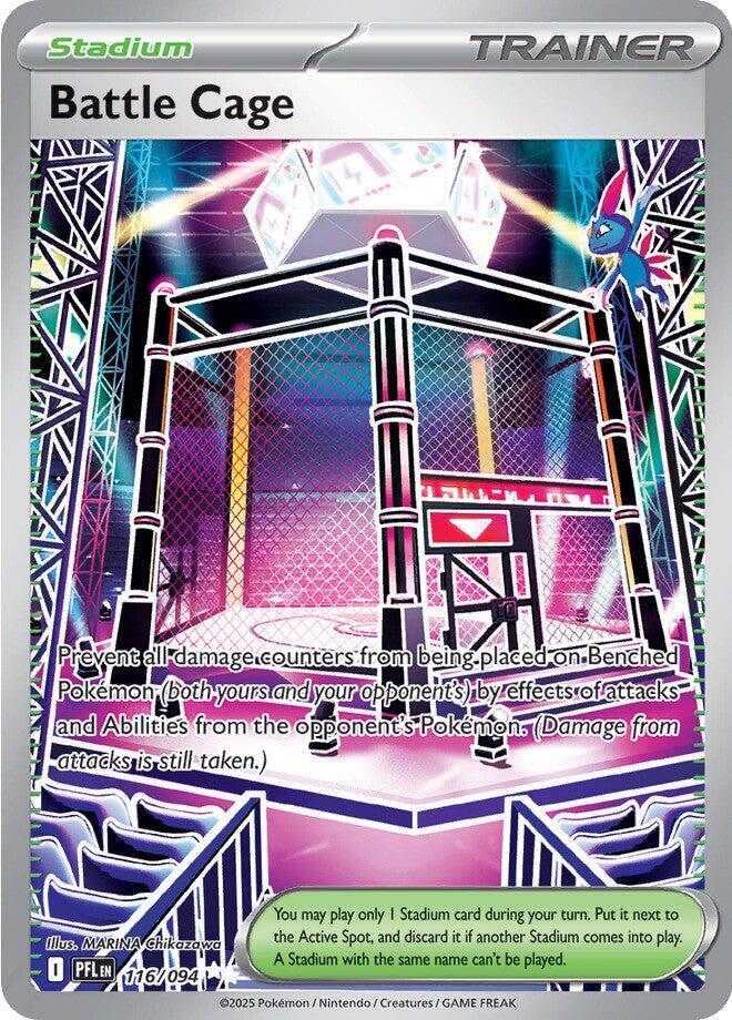 Battle Cage (116/094) [Mega Evolution: Phantasmal Flames] | Exor Games Truro