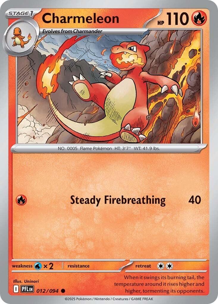 Charmeleon (012/094) [Mega Evolution: Phantasmal Flames] | Exor Games Truro