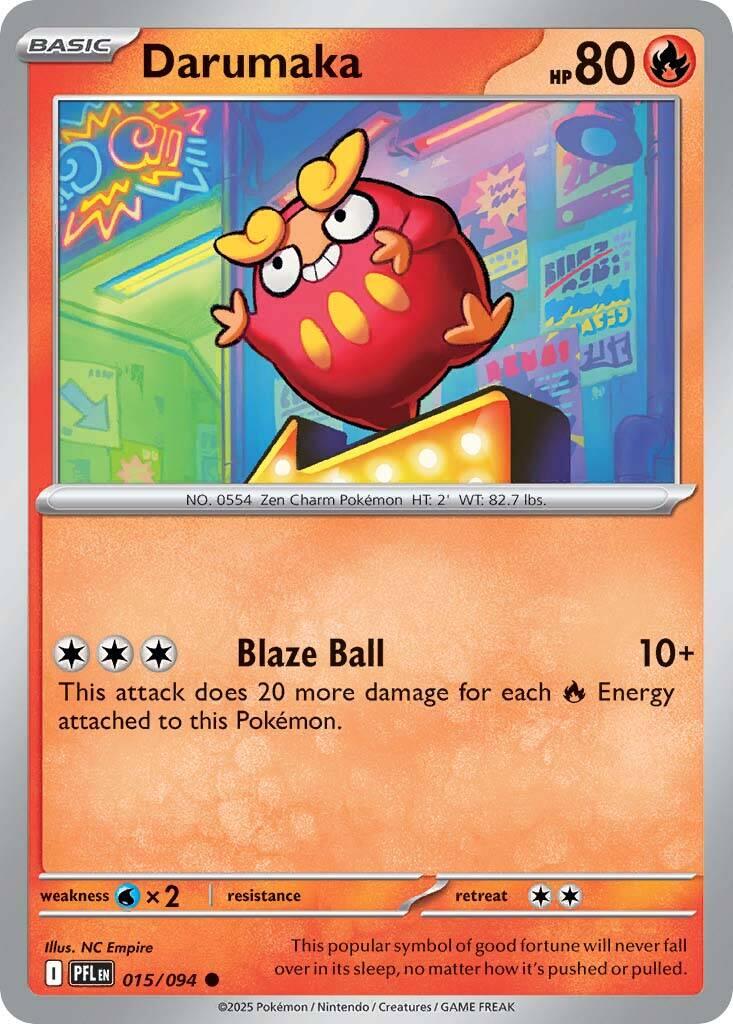 Darumaka (015/094) [Mega Evolution: Phantasmal Flames] | Exor Games Truro