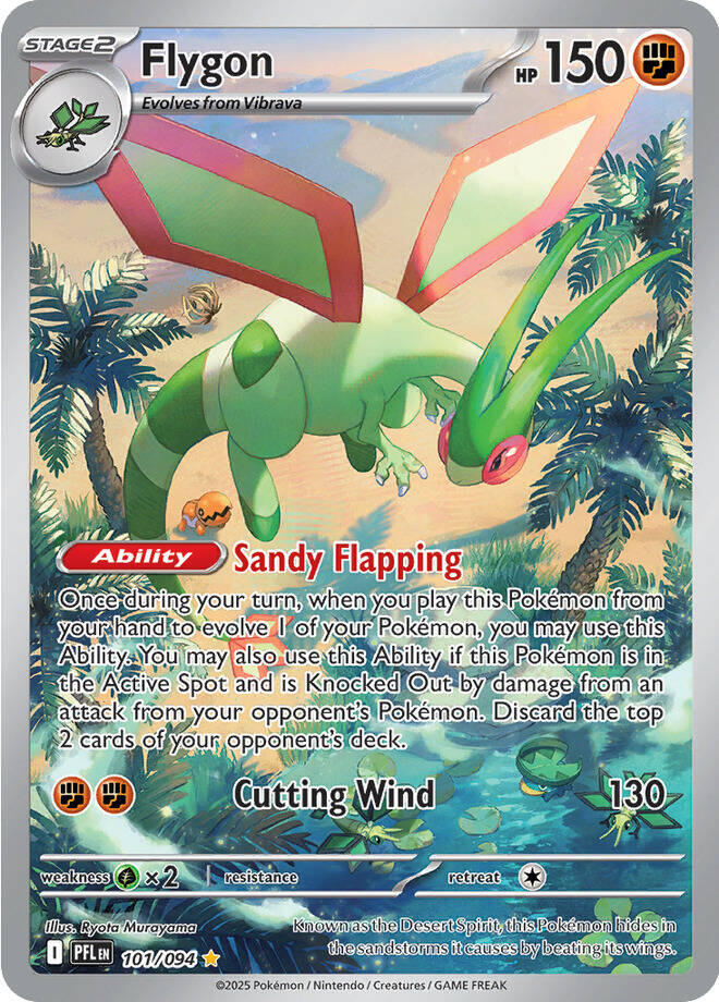 Flygon (101/094) [Mega Evolution: Phantasmal Flames] | Exor Games Truro