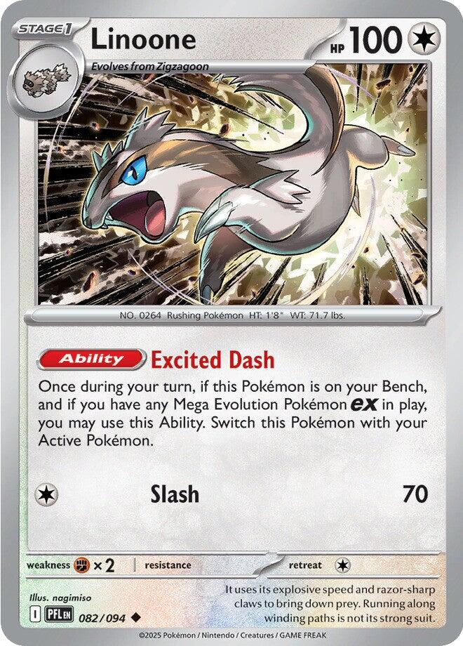 Linoone (082/094) [Mega Evolution: Phantasmal Flames] | Exor Games Truro