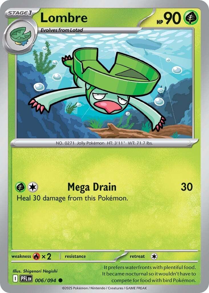 Lombre (006/094) [Mega Evolution: Phantasmal Flames] | Exor Games Truro