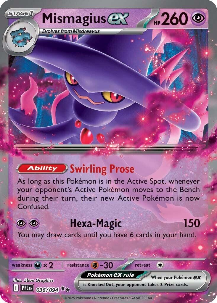 Mismagius ex (036/094) [Mega Evolution: Phantasmal Flames] | Exor Games Truro
