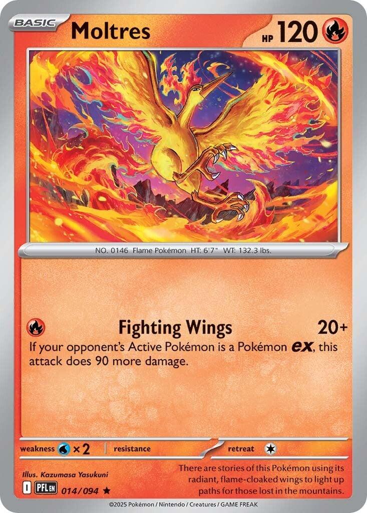 Moltres (014/094) [Mega Evolution: Phantasmal Flames] | Exor Games Truro
