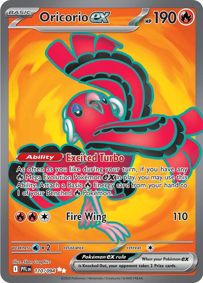 Oricorio ex (110/094) [Mega Evolution: Phantasmal Flames] | Exor Games Truro