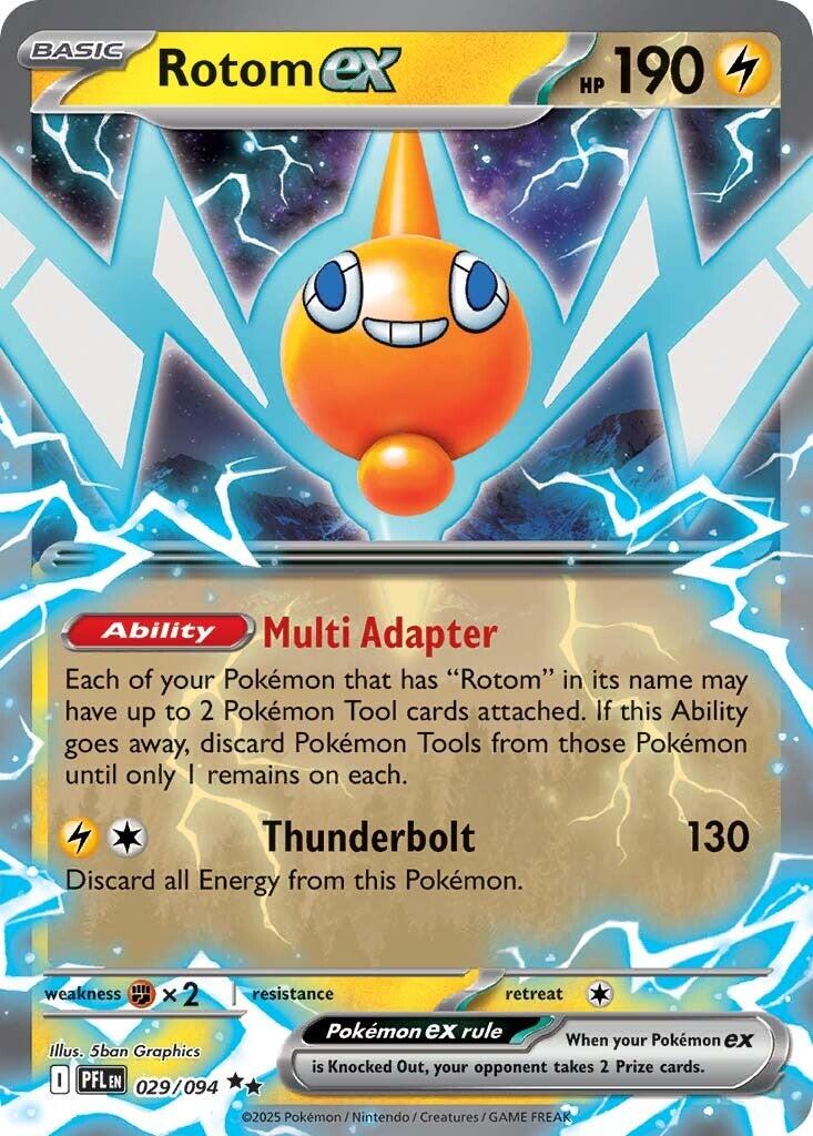 Rotom ex (029/094) [Mega Evolution: Phantasmal Flames] | Exor Games Truro