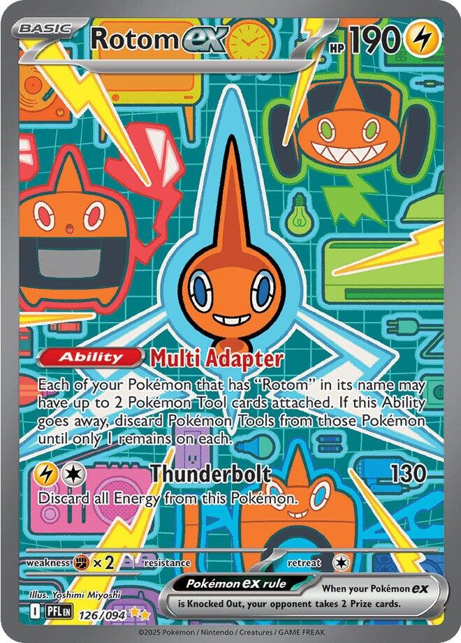 Rotom ex (126/094) [Mega Evolution: Phantasmal Flames] | Exor Games Truro