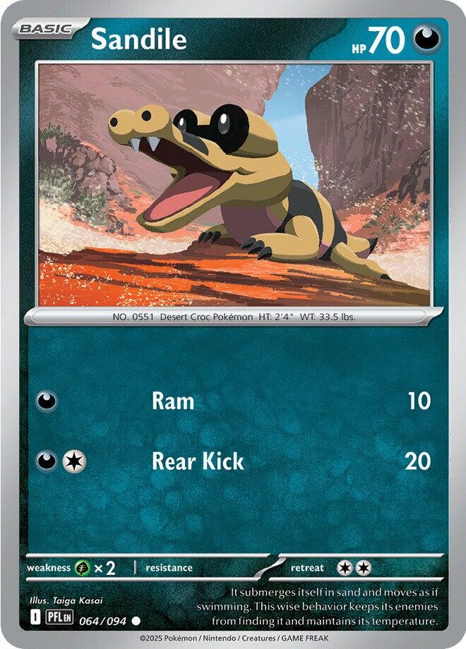 Sandile (064/094) [Mega Evolution: Phantasmal Flames] | Exor Games Truro