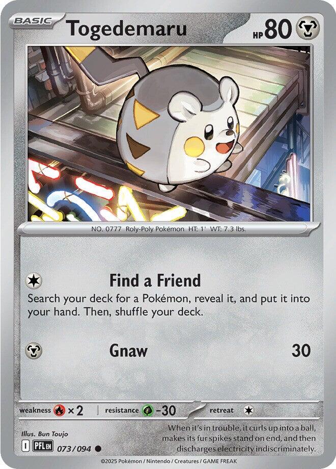 Togedemaru (073/094) [Mega Evolution: Phantasmal Flames] | Exor Games Truro