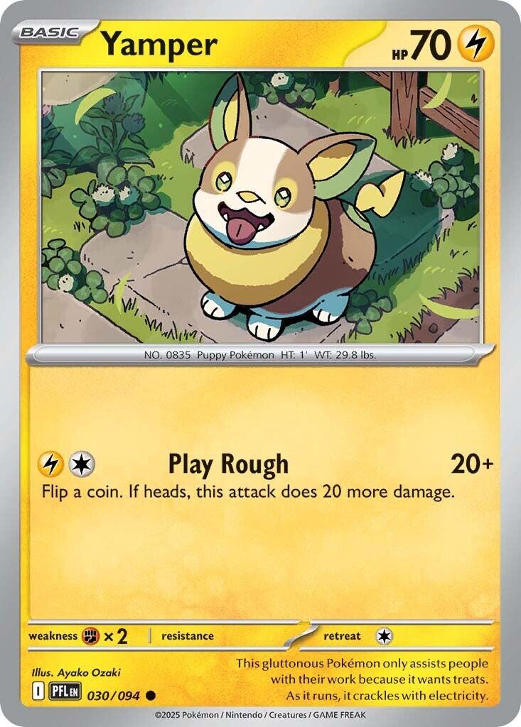 Yamper (030/094) [Mega Evolution: Phantasmal Flames] | Exor Games Truro
