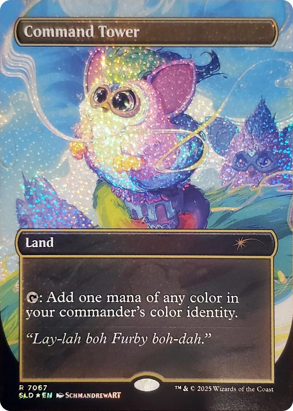 Command Tower (7067) (Confetti Foil) [Secret Lair Drop Series] | Exor Games Truro